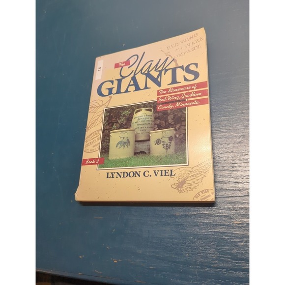 SIGNED Clay Giants Book 3 by Lyndon Veil. Red Wing Stoneware 1987 - Picture 1 of 13